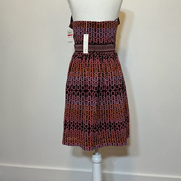 Trina Turk Los Angeles Strapless Geometric Print Dress Size 4 NWT - Picture 5 of 13